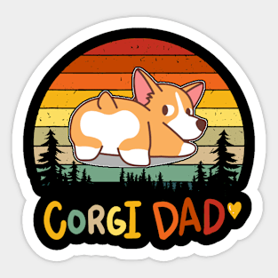 Corgi Dad  (130) Sticker